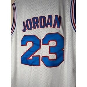 Space Jam Jersey Jordan 23 Tune Squad‎ White Basketball Movie Jersey